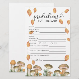 Papier Prédictions et conseils pour les champignons autom