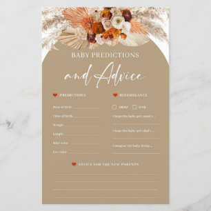 Papier Prédictions et conseils pour l'herbe de la pampa e