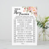 Papier Préféreraient-ils douche jeu anglais espagnol (Debout devant)