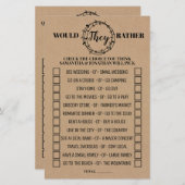 Papier Préféreraient-ils prendre douche anglais jeu espag (Devant / Derrière)