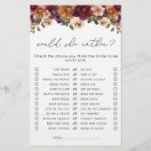 Papier Préférerait-Elle Chuter Floral Jeu De Douche Maria (Devant)