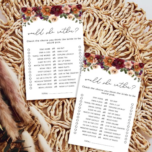 Papier Préférerait-Elle Chuter Floral Jeu De Douche Maria