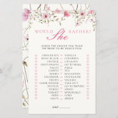 Papier Préférerait-elle des papillons Fête des mariées fl (Devant / Derrière)