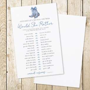 Papier Préféreriez une fête prénuptiale de cowboy de camp