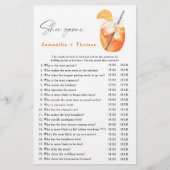 Papier premier cocktail spritz douche nuptiale Chaussure  (Devant)