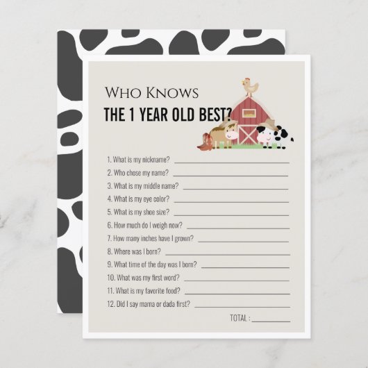 Papier Premier Rodéo qui connaît 1yo Meilleur 1er Anniver (Devant / Derrière)