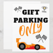 Papier Premier tour autour de la piste, Gift Parking seul (Devant / Derrière)