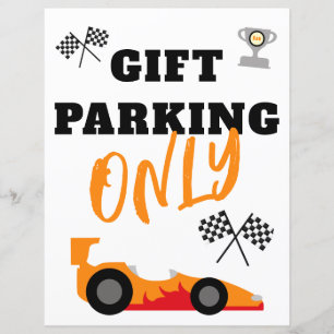 Papier Premier tour autour de la piste, Gift Parking seul