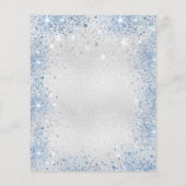 Papier Première communion argent bleu garçon invitation (Dos)