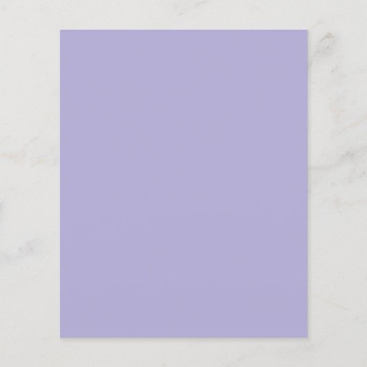 Papier Première communion lavande violet invitation budgé (Dos)
