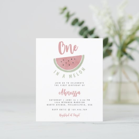 Papier Première fête de la pastèque Budget One in A Melon (Debout devant)