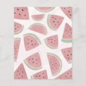 Papier Première fête de la pastèque Budget One in A Melon (Dos)
