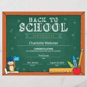 Papier Première journée verte de maternelle Connexion Ret