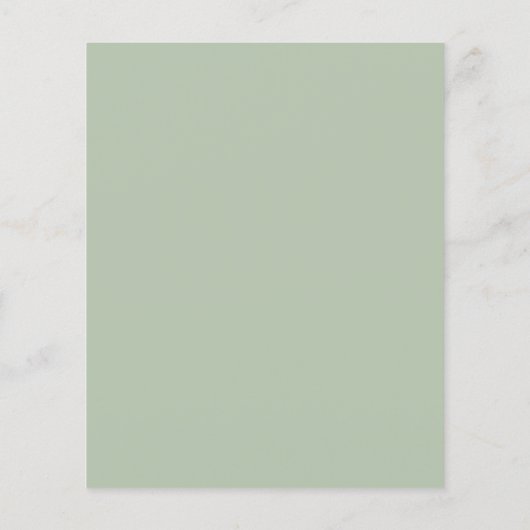 Papier Première Sainte Communion Sage Green Budget Invita (Dos)