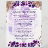 Papier Prendre de l'espace dans le temps Écritures Person (Dos)