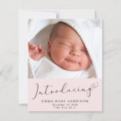 Papier Présentation de photos Faire-part de naissance fil (Devant)