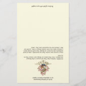 Papier Prière de communion spirituelle de la Vierge catho (Dos)