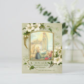 Papier Prière de consécration à la Vierge Marie Fatima (Debout devant)