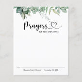 Papier Prières succulentes et eucalyptus pour les jeunes (Devant)