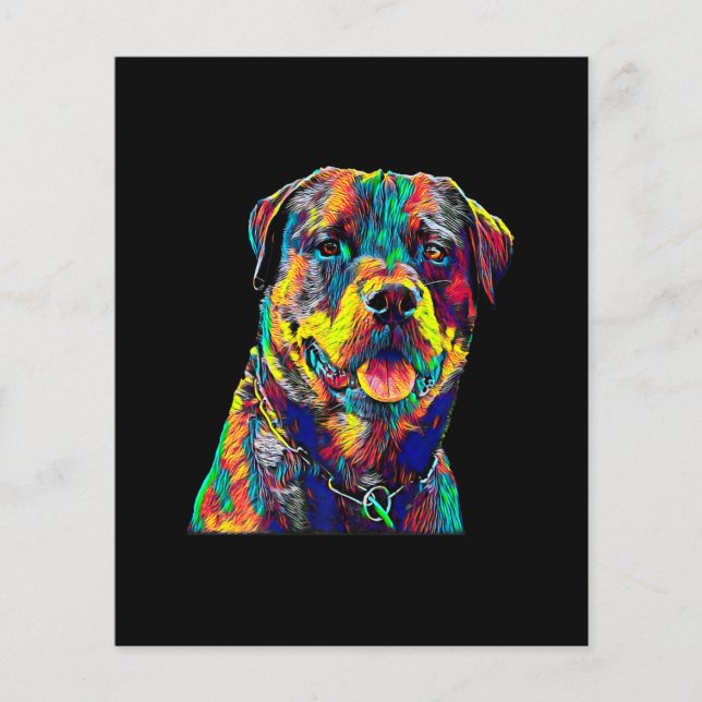 Papier prime pour chien rottweiler (Devant)