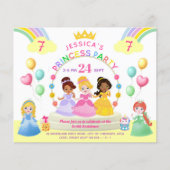 Papier Princess Party Invitation d'anniversaire (Devant)