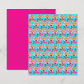 Papier Princesse en rose (Devant / Derrière)