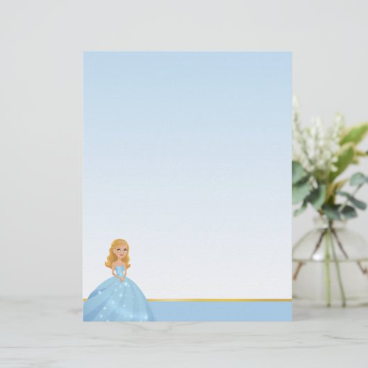 Papier Princesse Letterhead (Debout devant)