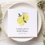 Papier principal citron jaune Napkin<br><div class="desc">Papier principal citron jaune Napkin</div>