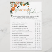 Papier Principale serrez les agrumes sur ou sous le jeu d (Devant)