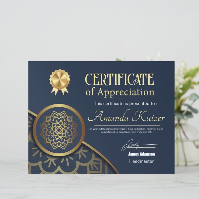 Papier Prix Black Elegant (Debout devant)