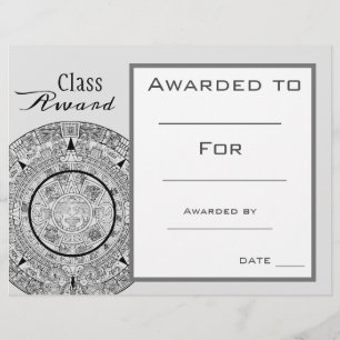 Papier Prix de classe Étudiant en histoire