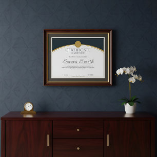 Papier Prix de reconnaissance officielle de l'entreprise