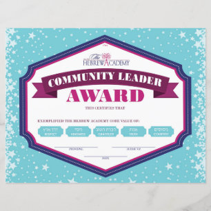Papier Prix Leader communautaire