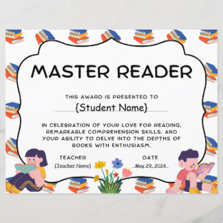 Papier Prix Master Reader pour la reconnaissance étudiant