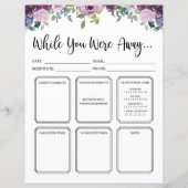 Papier Professeur De Substitut Floral Pendant Que Vous Ét (Devant)