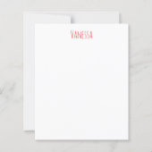 Papier Professional classical calligraphy name custom red (Devant)