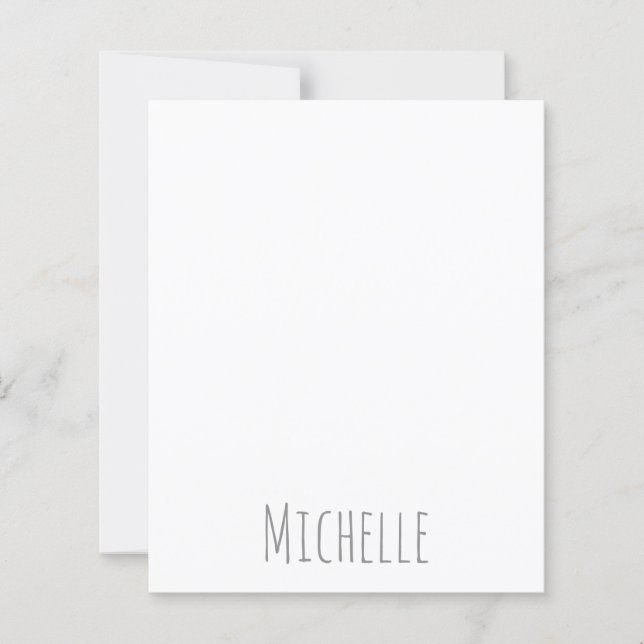 Papier Professionnel Unique Classique Simple Votre Nom (Devant)