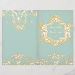 Papier Prog Mariage Georgiana (Marie Antoinette Blue)