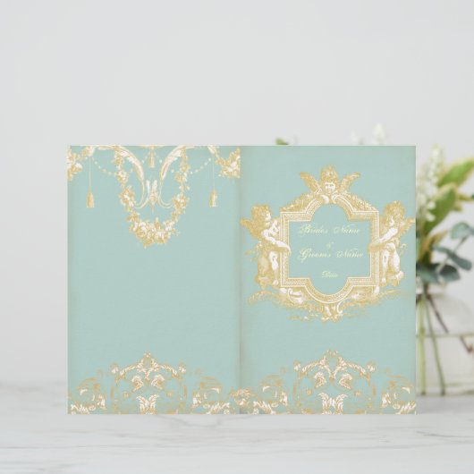 Papier Prog Mariage Georgiana (Marie Antoinette Blue) (Debout devant)