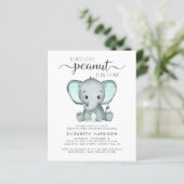 Papier Promenade Budget Elephant Mint Par Invitation Baby (Debout devant)