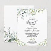 Papier Promenade Verdure Par Fête des mariées Budget Invi (Devant / Derrière)