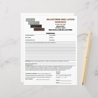 Papier Proposition de briqueteurs de chalet d'argent