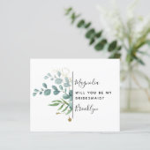 Papier Proposition du budget Eucalyptus Bridemsaid (Debout devant)