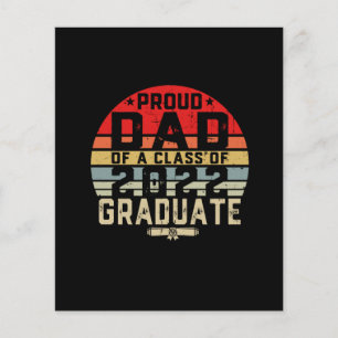 Papier Proud Dad of a Class of 2022 Senior 2022