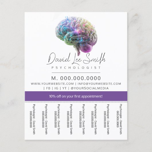 Papier Psychologue / Neurologue (Devant)