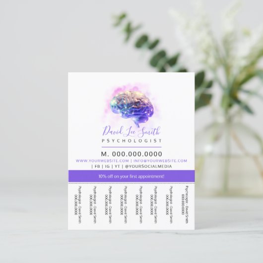 Papier Psychologue / Neurologue (Debout devant)