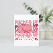 Papier Pucker Up Cowboy Western Valentines Day (Debout devant)