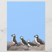Papier Puffins de l'Atlantique (Dos)