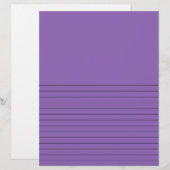 Papier Purple 2714469 Lined Write & Draw (Devant / Derrière)