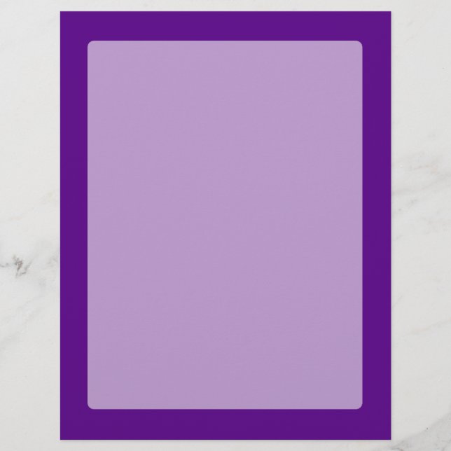 Papier Purple Accent Color Decor Customizable (Devant)